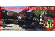 Accident from Mobile Crane