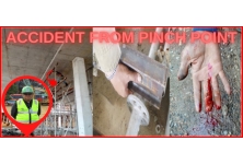 Accident from Pinch Point